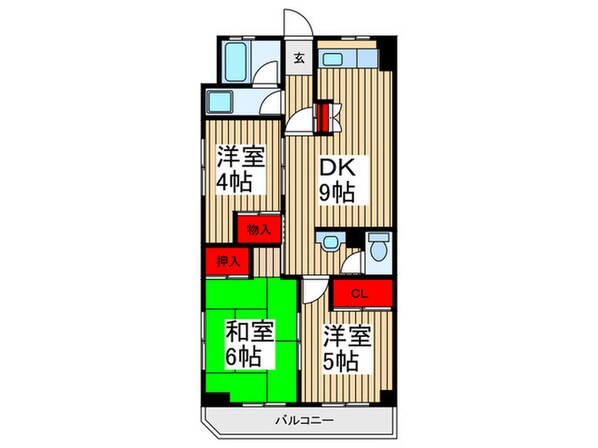 ソレイユ久保の物件間取画像